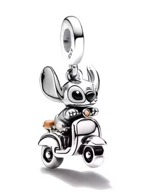 Stitch riding a bike charm (NWOT)